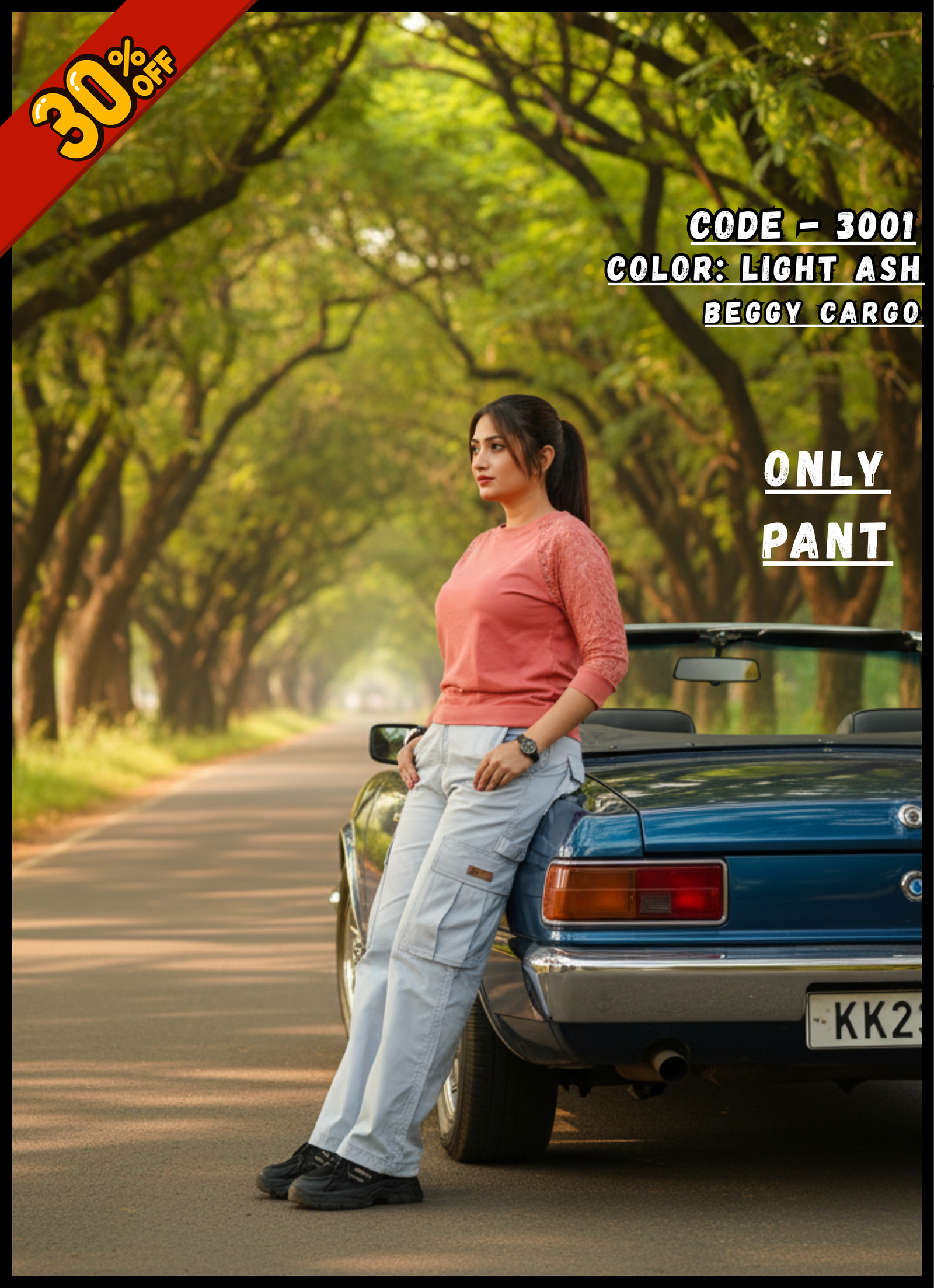 Midi Dress with Belt